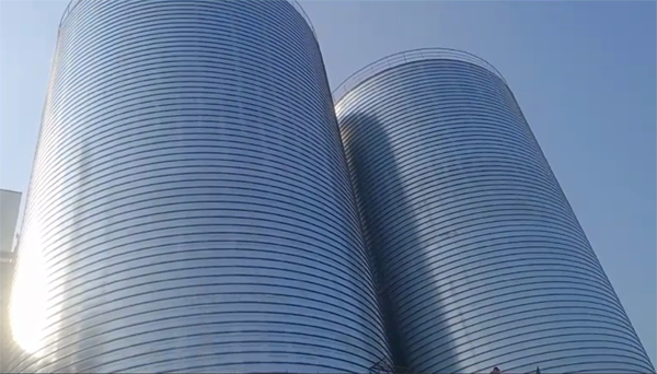 万柏林2座混凝土高架卷板仓